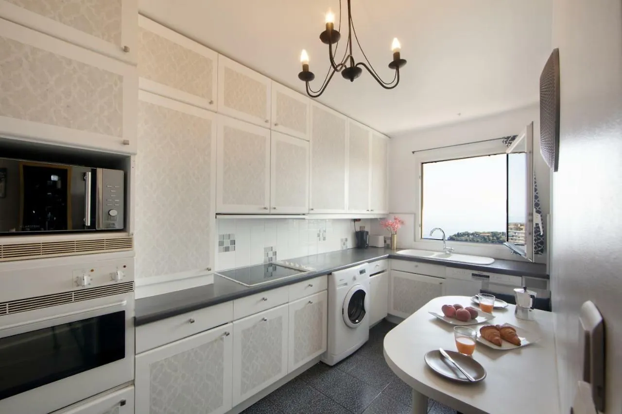 Apartment Panoramic View, 2 Bedroom, Monaco,Riviera, Parking Beausoleil